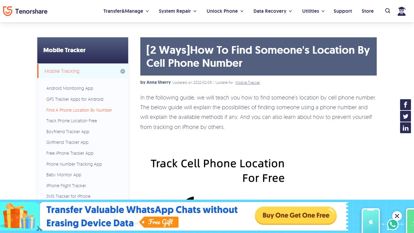 [Latest]How To Find Someone's Location By Cell Phone Number - Tenorshare